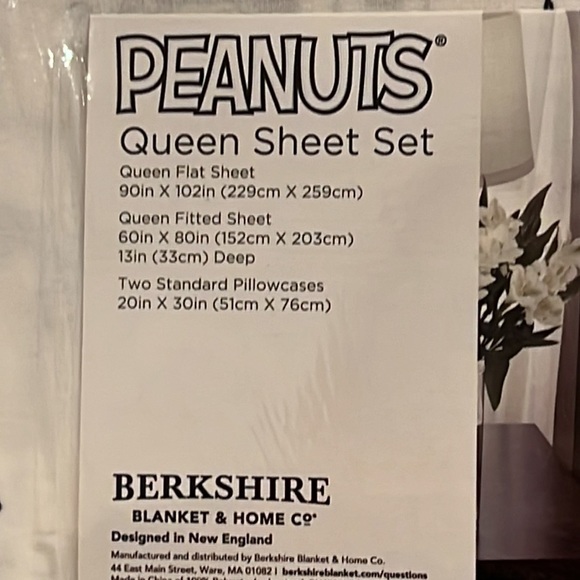 Peanuts Snoopy Merry Christmas Tree sheets set Queen size - Picture 5 of 6